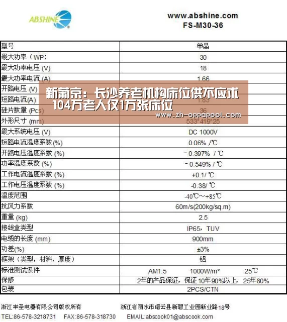 新葡京:长沙养老机构床位供不应求 104万老人仅1万张床位(图2) 新葡京